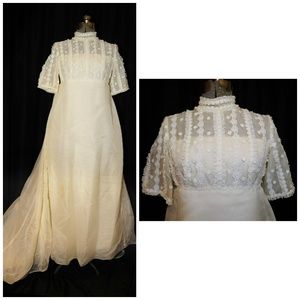 Miss Betsy VTG 50's Bridal Wedding Gown Size Small